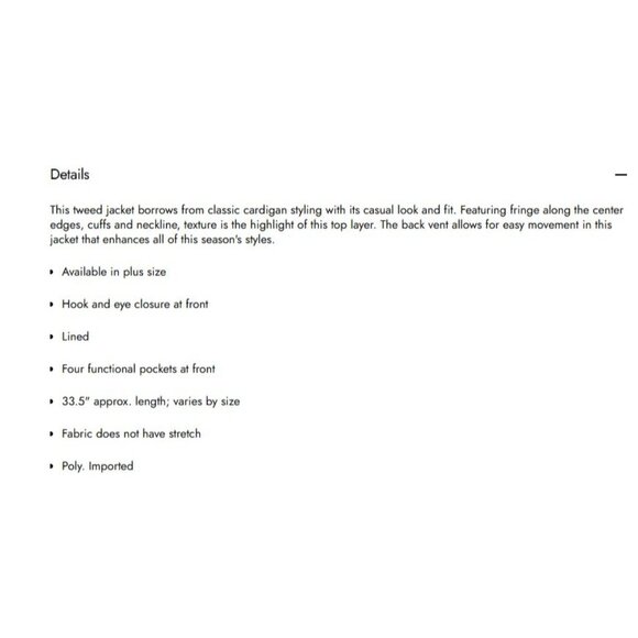 Venus Tweed Fringe Jacket Size 12 Pink Cardigan NWOT - Picture 11 of 13